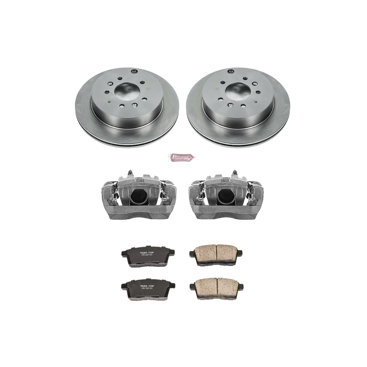 Z17 Direct Replacement Kit: Rotors; Ceramic Pads; Calipers product image