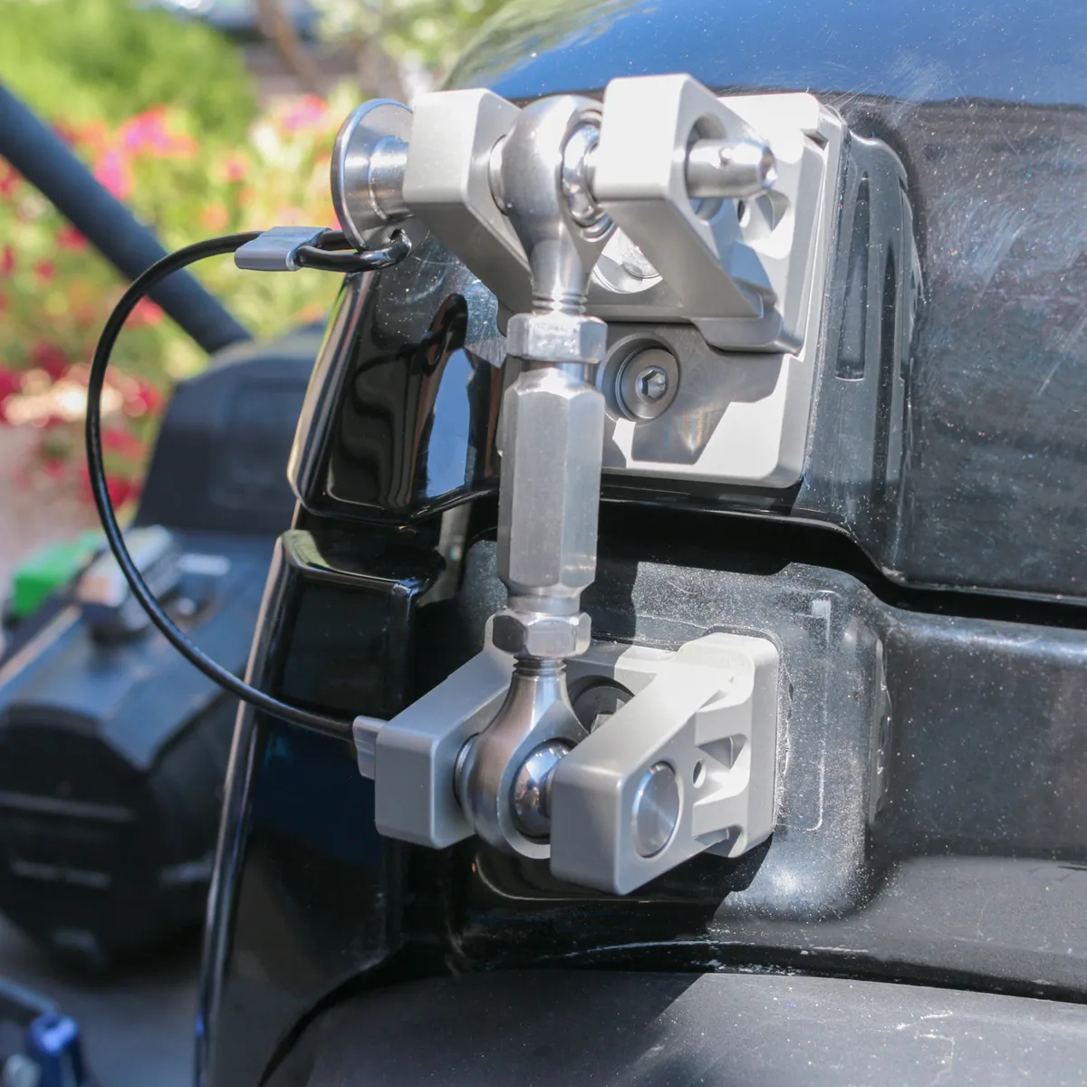 Combat Off Road Billet Aluminum Hood Latch Set - Raw - JK/JL/JT product image