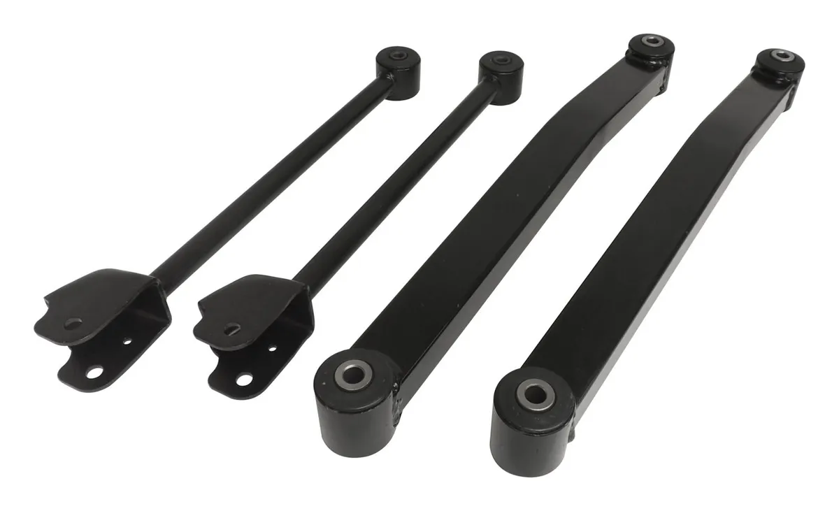 Black Control Arm Kit Front Control Arm Kit;includes Left And Right Front Upper And Lower Control Arms;does Not Include Front Axle Side Upper Control Arm Bushings product image