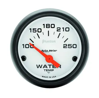 AutoMeter 2-1/16 In. Water Temperature, 100-250 Fahrenheit, Phantom