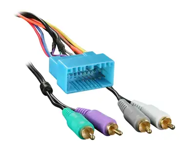 Metra Electronics TURBOWire; Wire Harness; Incl. RCAs; Amp Integration Harness For Bose Systems;