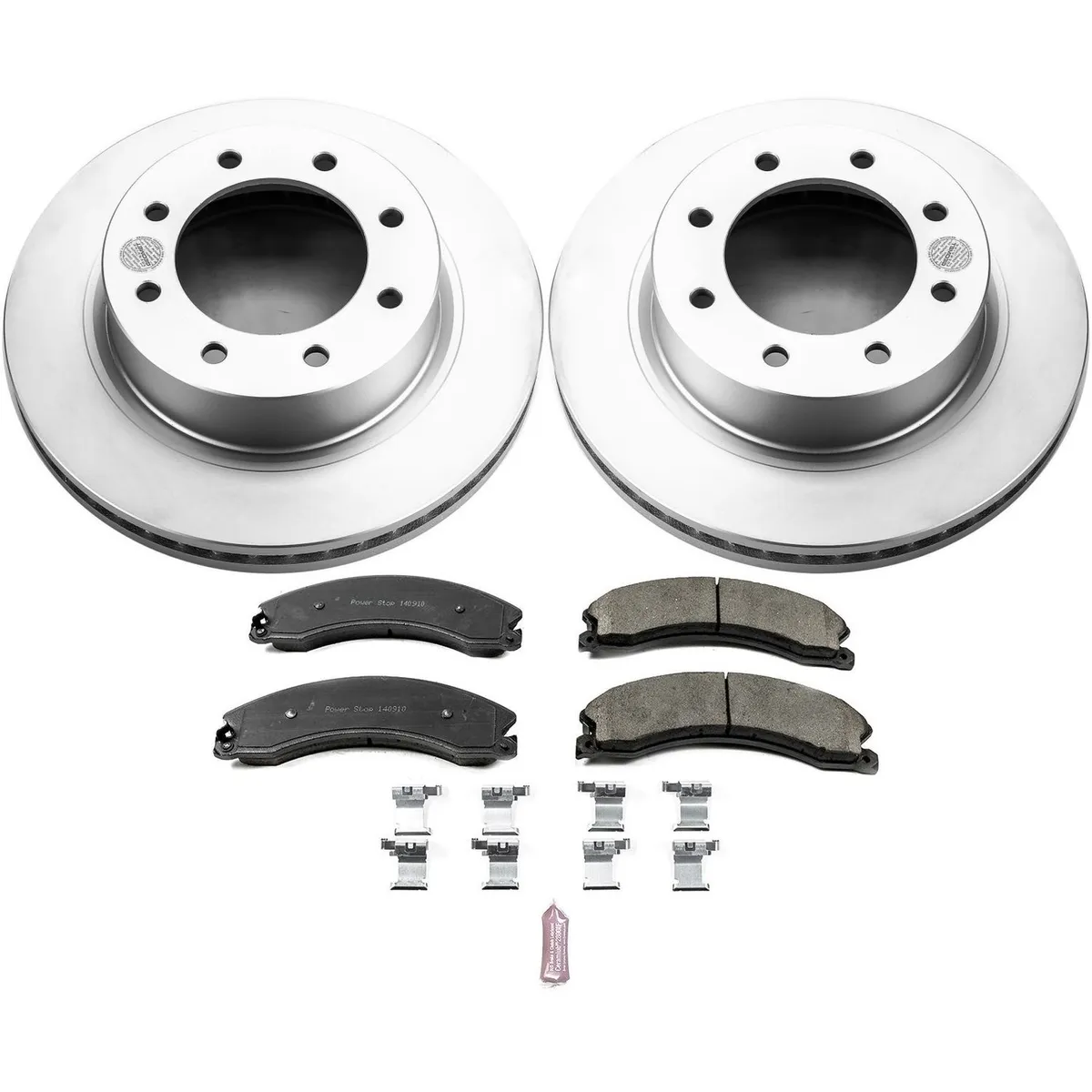 Z17 Geomet Coated Rotor Kit: Genuine Geomet Fully Coated Rotors; Ceramic Pads W/Hardware product image