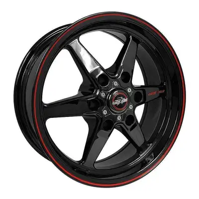 Race Star Industries 93 Truck Star Gloss Blac k 17x4.5 6x5.50BC 1.75B