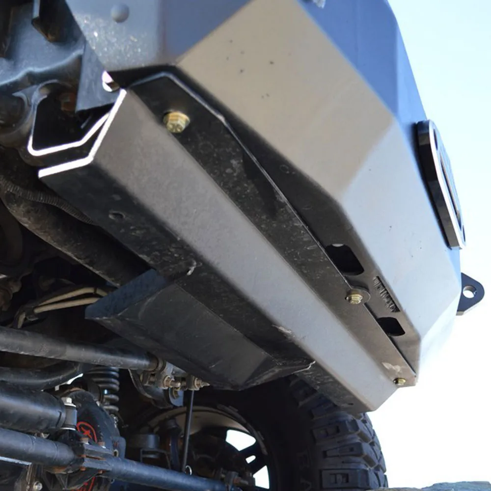 Jeep JK Front Bumper Skid Plate For 07-18 Wranger JK Rigid Series Steel Powdercoat Black Rock Slide Engineering product image