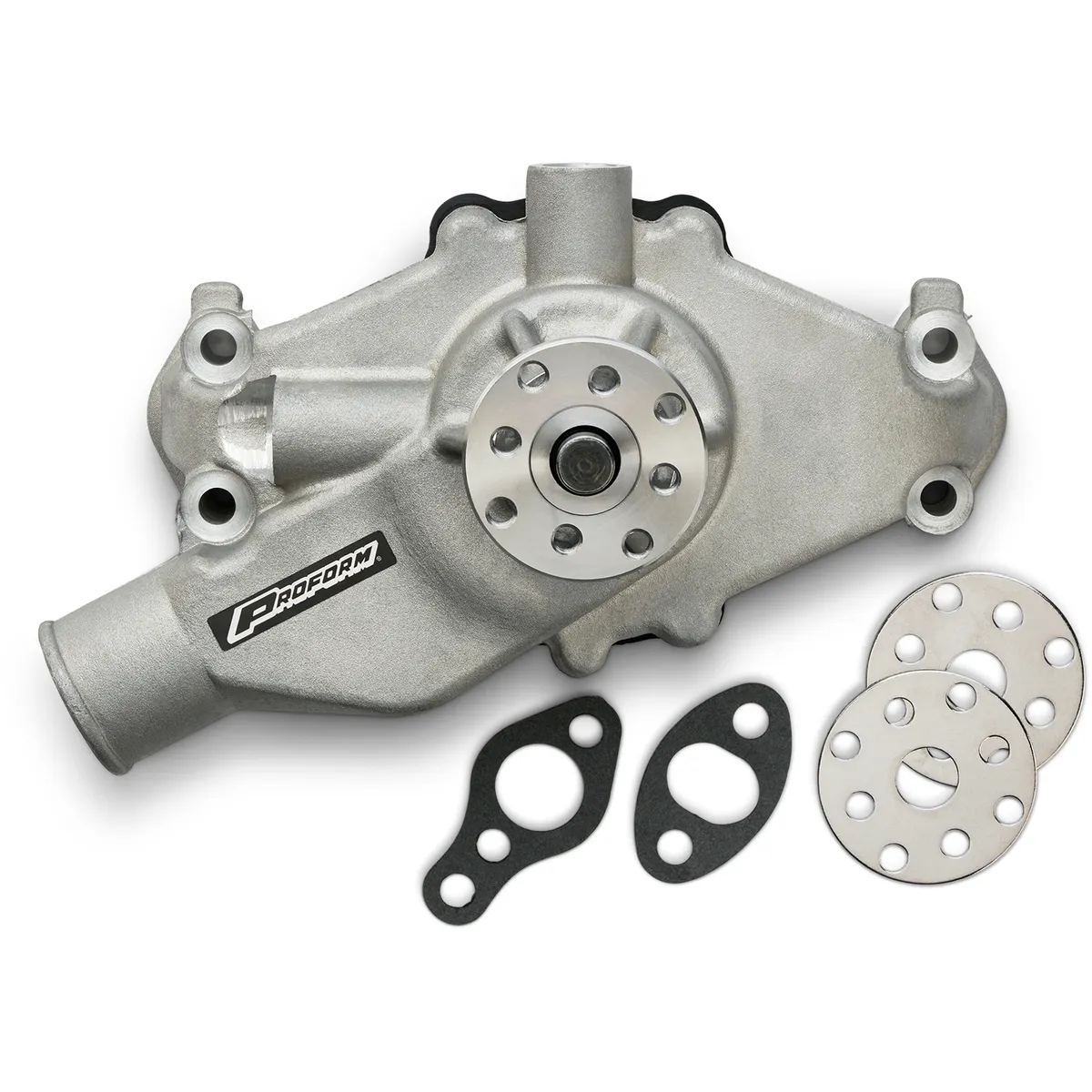 Engine Water Pump Mechanical Short Style High Flow Model Satin SB Chevy Proform product image