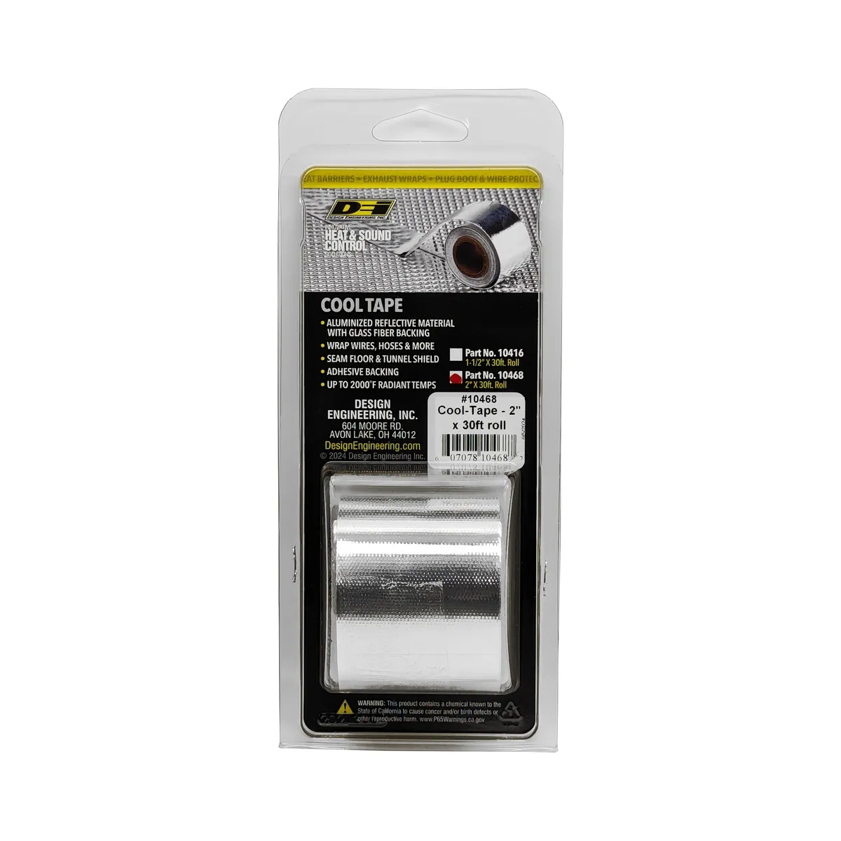 DEI 10468 Cool Tape Heat Reflective Tape 2 x 30' 010468 product image