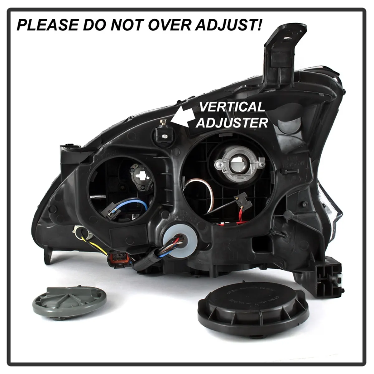 1315 Sentra Halogen Models Only DRL LED Light Bar Projector Headlights Black product image