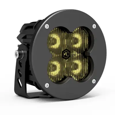 Vivid Lumen Industries Fng 3 rr SAE 3 Inch Backlit Driving Light Pods Yellow Round Dot/Sae Pair Vivid Lumen