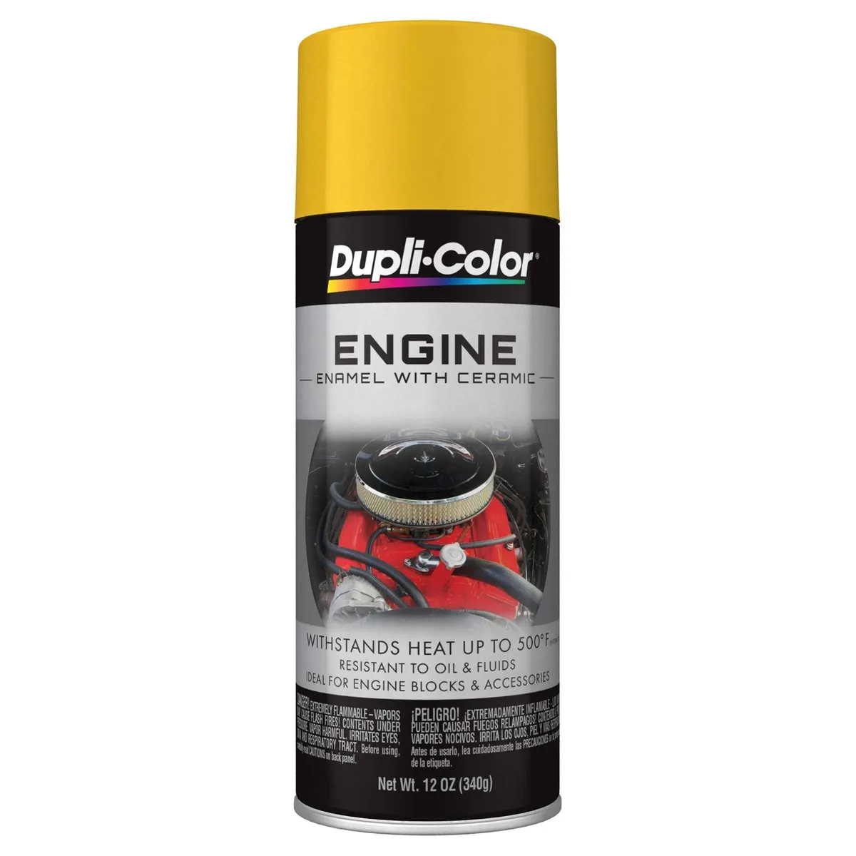 Engine Enamel With Ceramic; Daytona Yellow; 12 Oz. Aerosol product image