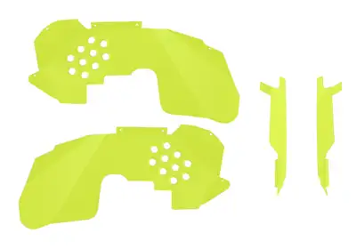 Steinjager Fenders 2007-2018 Inner Front and Inserts Neon Yellow