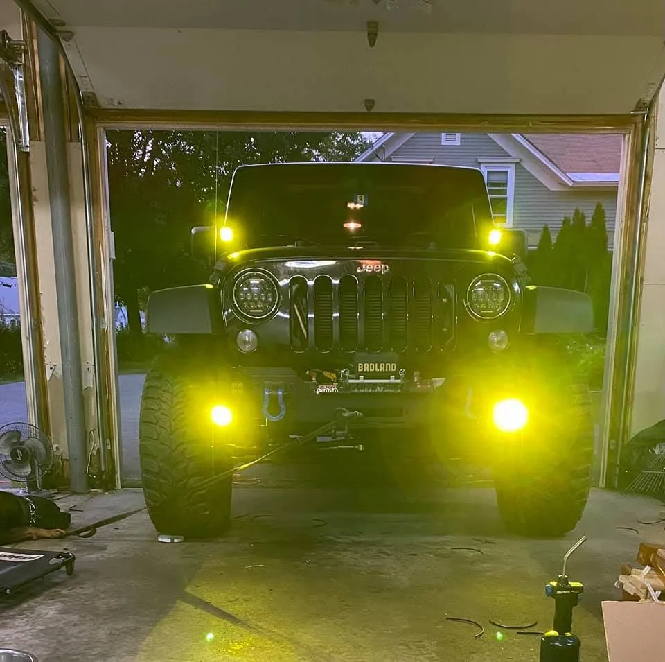 Jeep JK Steerable Knuckle Pod Light Mounts (2007-2018 Wrangler) product image