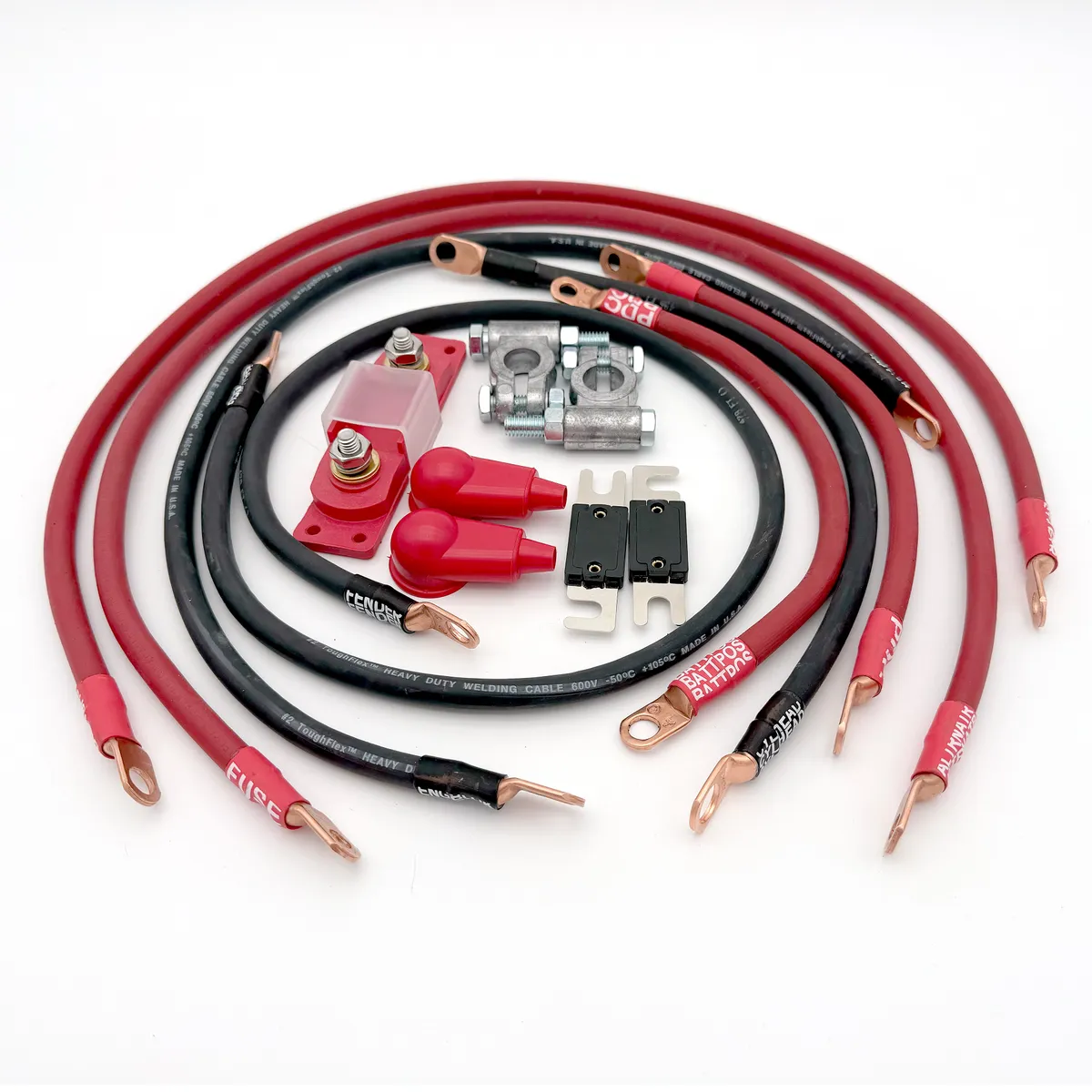 1991-1995 Jeep Wrangler YJ Battery Cable Kit 4.0 Liter 4 Gauge Battery Cable Big7Kits product image