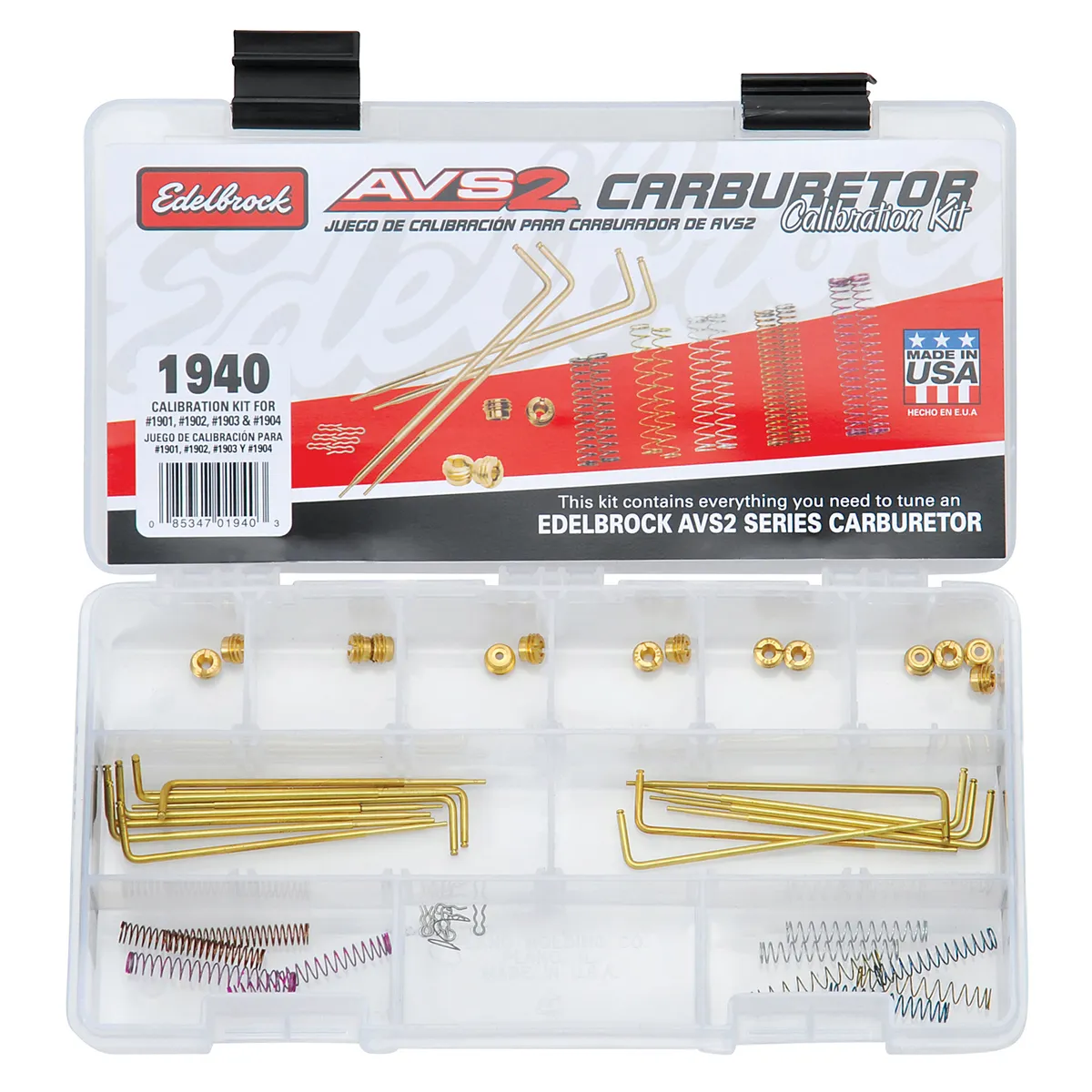 Edelbrock 1940 Edelbrock AVS2 Series Carburetor Calibration Kit #1940 product image