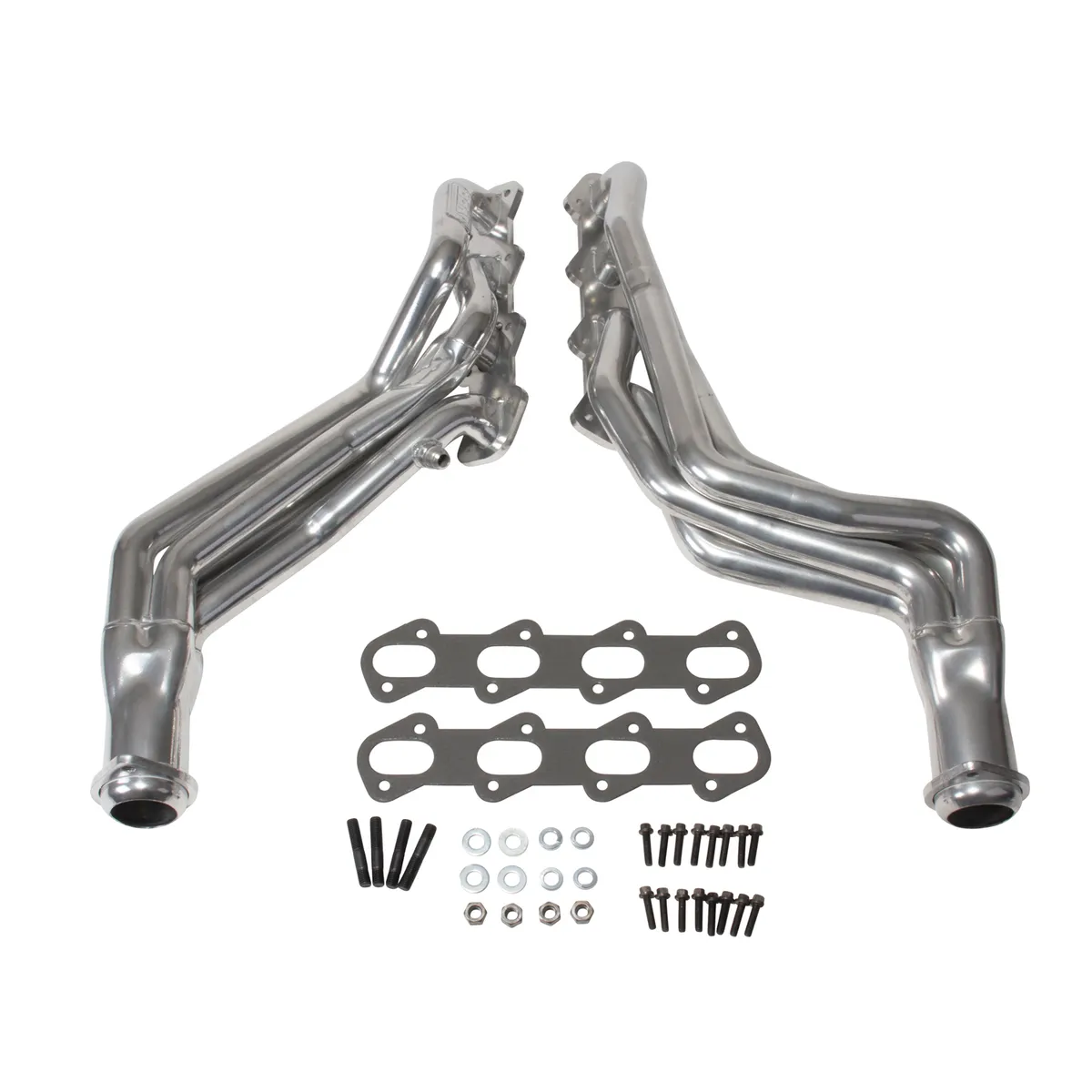 Ford Mustang Cobra Mach 1 1-5/8 Long Tube Exhaust Headers Polished Silver Ceramic 99-04 product image