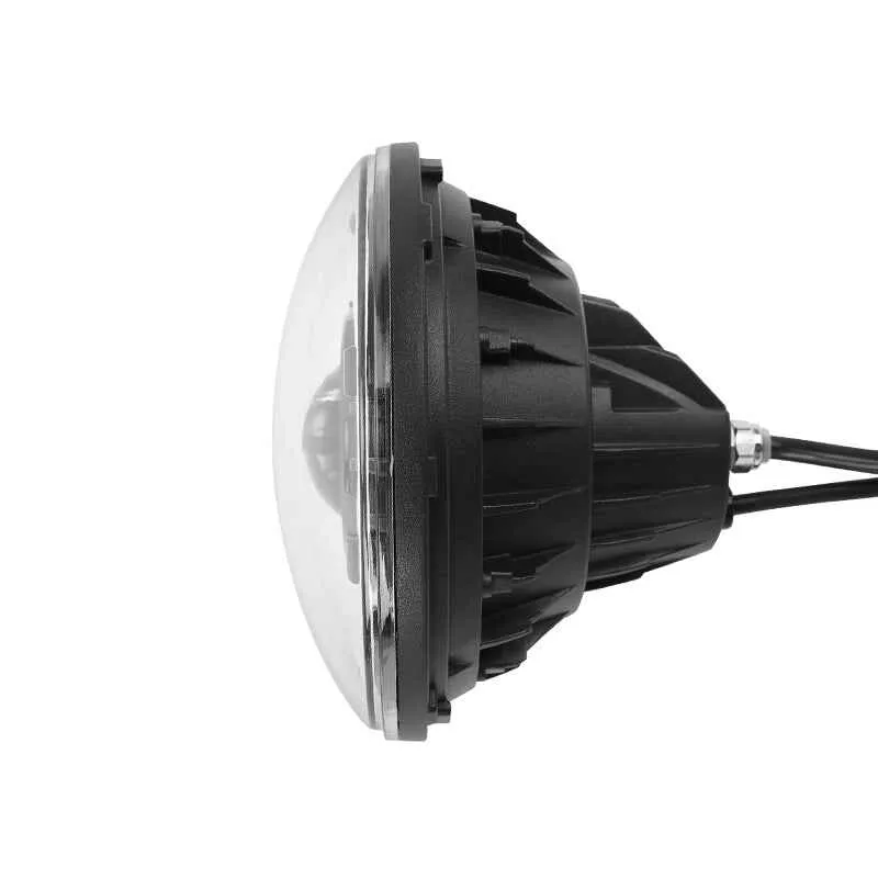 "Tunnel Series 7"" LED RGBW Headlights with Angel Eye Bluetooth Control for 1997-Later Jeep Wrangler" product image