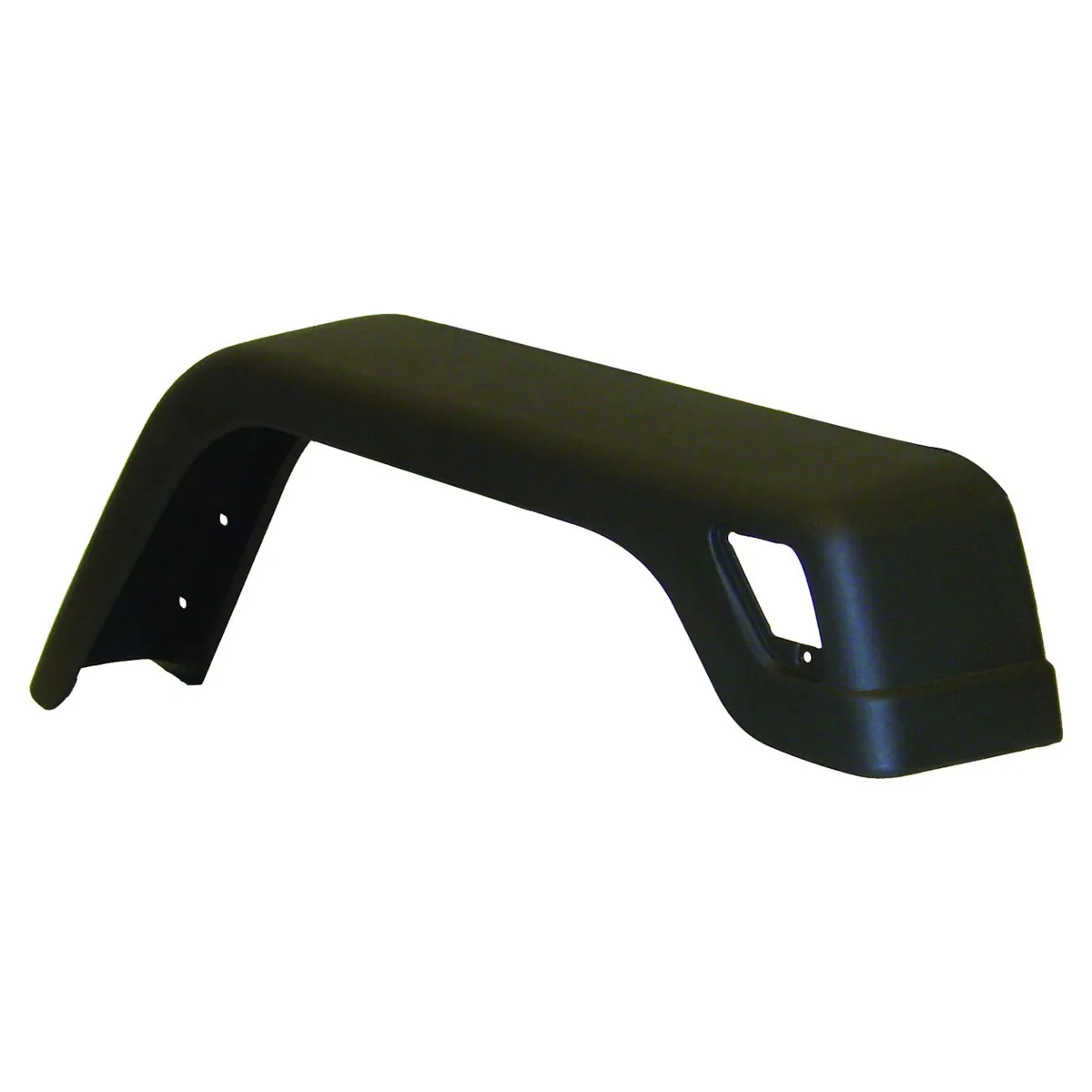 Crown Automotive Jeep Replacement Fender Flare; Front Right; Wide; Flat Black;
