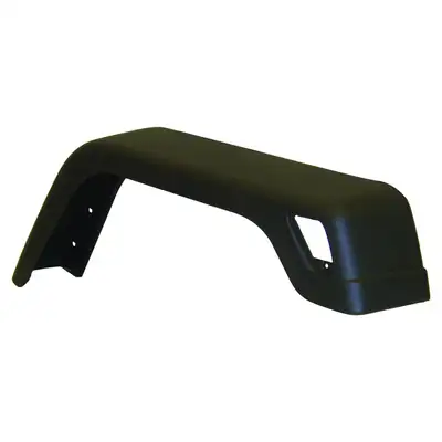 Crown Automotive Jeep Replacement Fender Flare; Front Right; Wide; Flat Black;