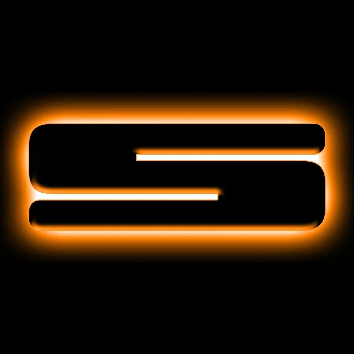 ORACLE Lighting Universal Illuminated LED Letter Badges - Matte Black Surface Finish - E product image