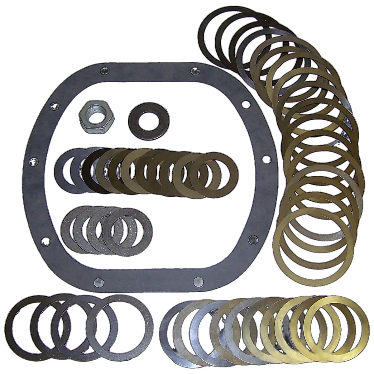 Crown Automotive Jeep Replacement J8126502 Pinion & Differential Shim Kit for 71-86 CJ, SJ, JSeries, C101 w/ D30 Front Axle product image