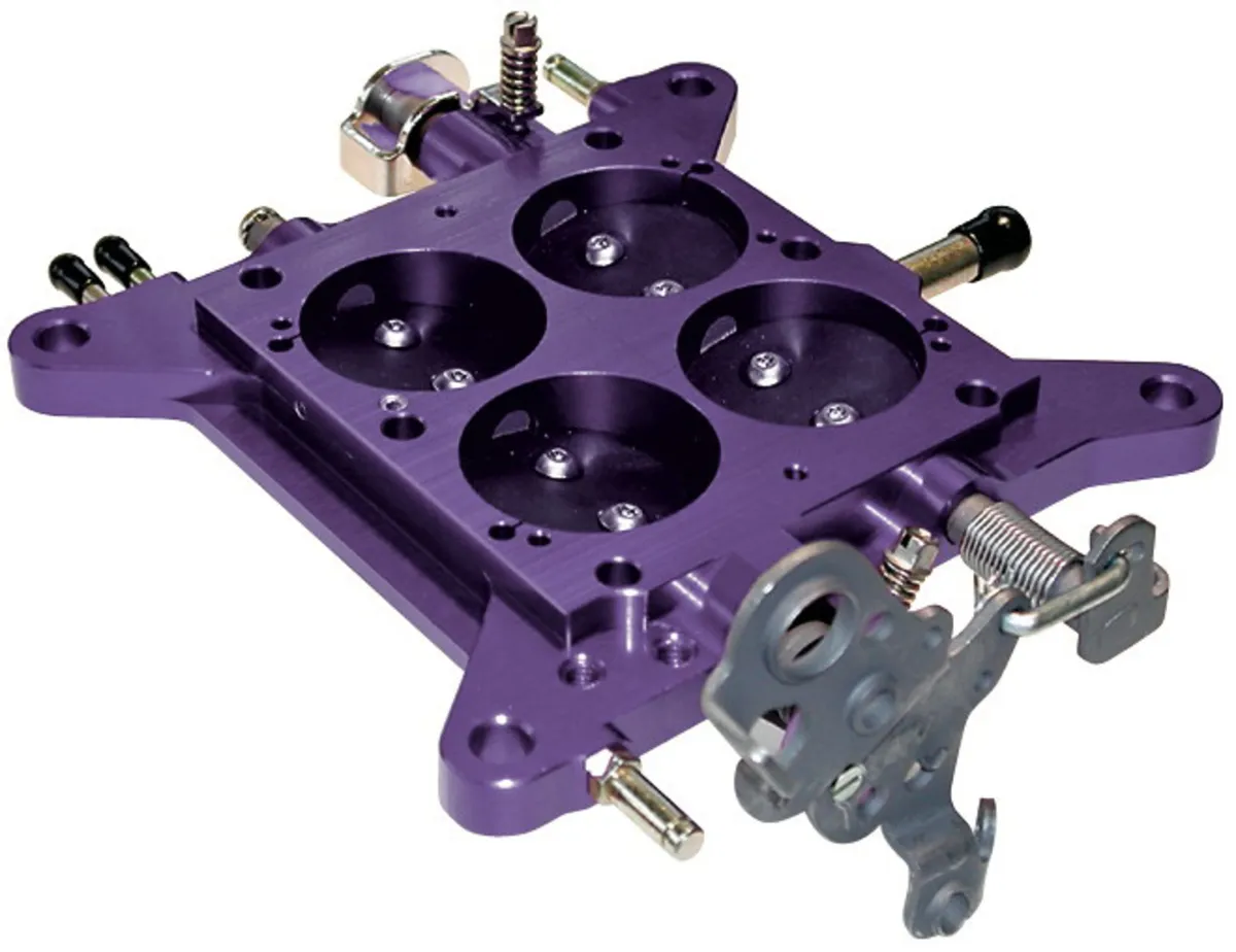 Carburetor Throttle Base Plate 4150 Model 650/700/750/800 CFM Mech. Sec. Carb Billet Aluminum Proform product image