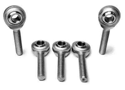 Steinjager Steinjäger Inch Male Rod Ends 5/16-24 LH Steel Housing, Bronze Race 5 Pack