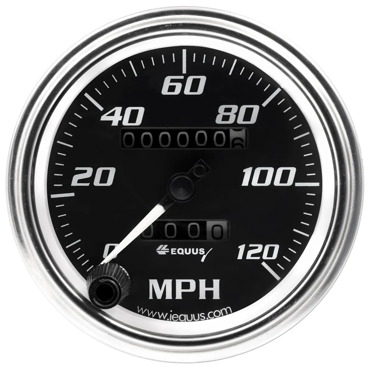 3-3/8 Dia Speedometer 0-120 MPH Chrome Mech product image