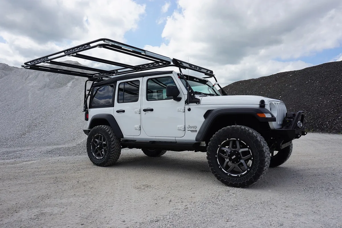 Destroyer 4 Door Sliding Rack Kit (Black Powder Coated) product image