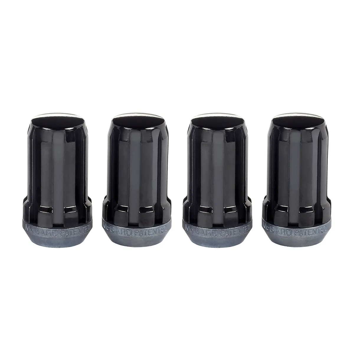 Splinedrive Lug Nut M14x1.5 Cone Seat 1.648 in Oal Black (4 Pk) product image