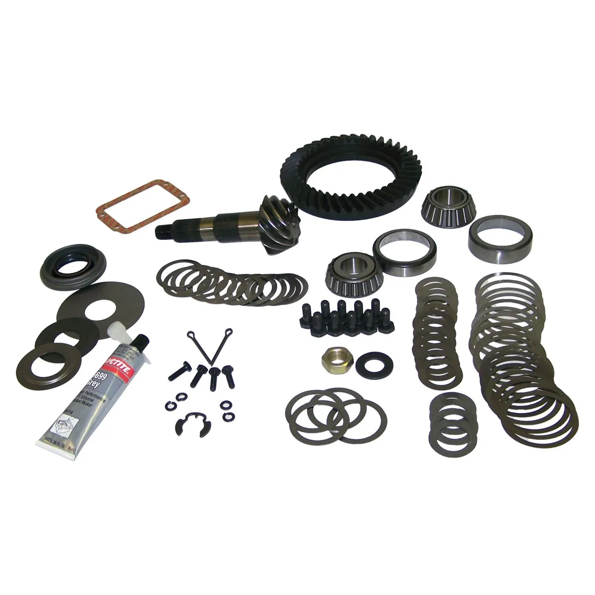 Crown Automotive Jeep Replacement 1986-2000 Cherokee XJ w/ Model 30 Front Axle; 4.10 Ratio 1986-1992 Comanche MJ w/ Model 30 Front Axle; 4.10 Ratio 1987-1995 Wrangler YJ w/ Model 30 Front Axle; 4.10 Ratio