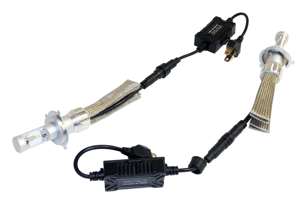 LED Headlamp Bulb Kit 1997-2006 TJ Wrangler w/ Halogen Lamp Conversion; 1987-1995 YJ Wrangler w/ Halogen Lamp Conversion; 1984-2001 XJ Cherokee w/ Halogen Lamp Conversion; 1986-1992 MJ Comanche w/ Halogen Lamp Conversion; 1993-1998 ZG (Europe) Grand C product image