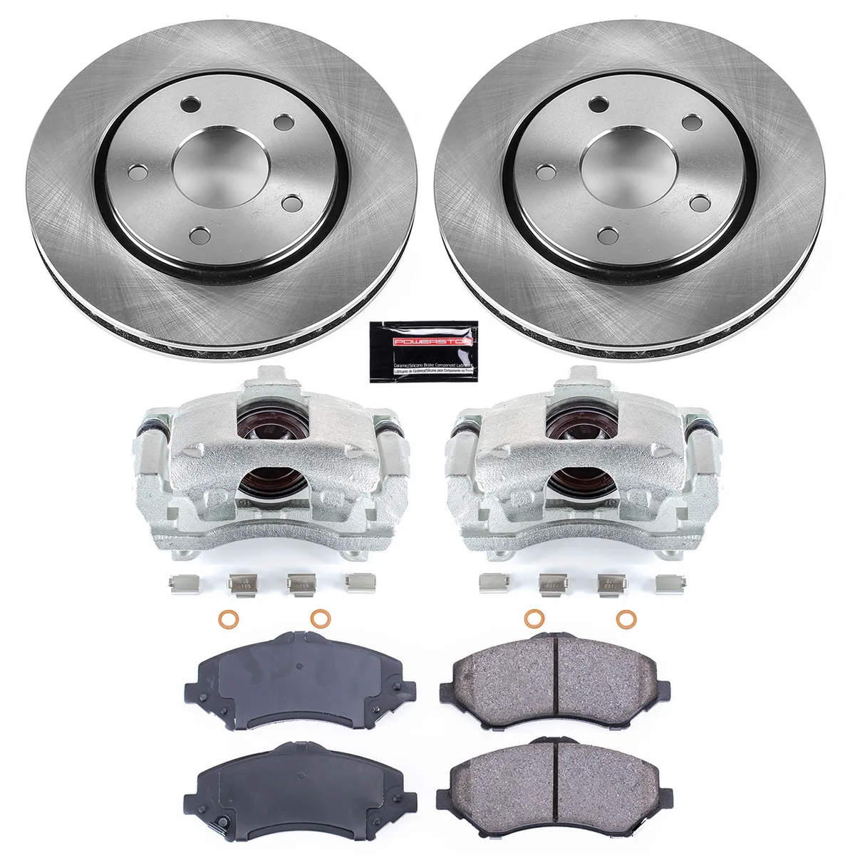 Z17 Direct Replacement Kit: Rotors; Ceramic Pads; Calipers product image