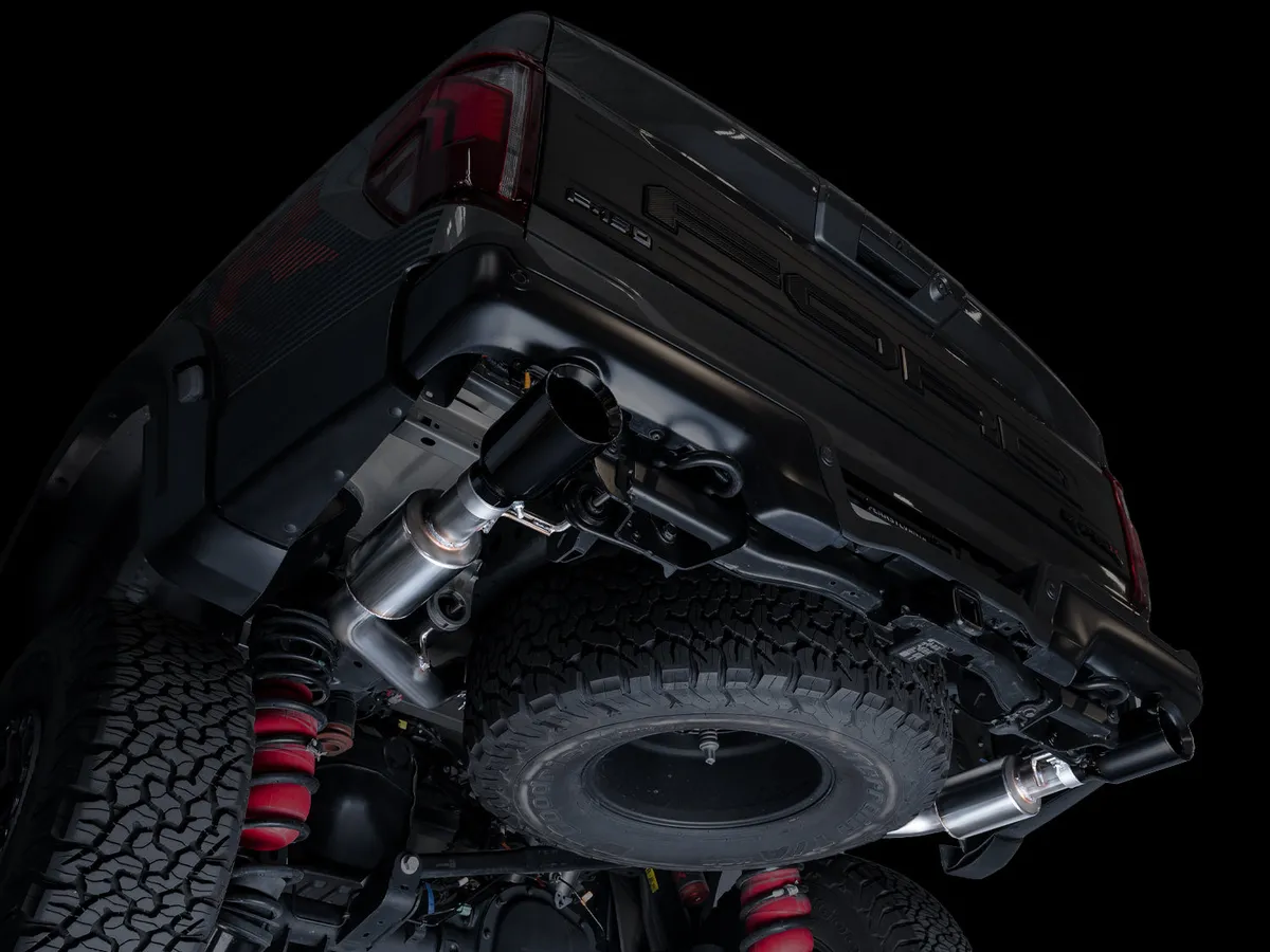 AWE SwitchPath™ Exhaust for Gen 3 Raptor R - Diamond Black Tips product image