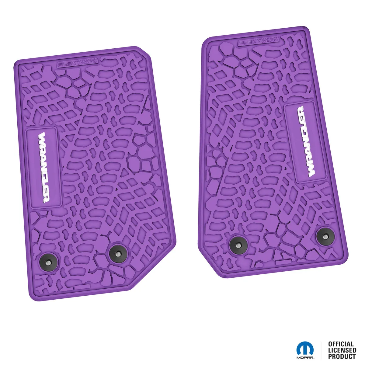 14-18 Jeep JK 2 Dr Front -Tire Tread/Scorched Earth Scene w/ Wrangler Insert - Black w/ Pink Insert product image