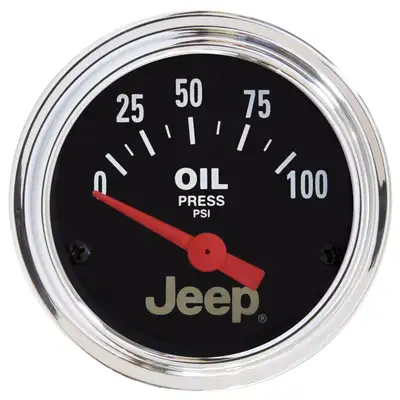 AutoMeter Gauge Kit, 7 pc, Wrangler (YJ) 87-96, TACH/MPH/FUEL/OILP/WTMP/VOLT/TRANS, Jeep