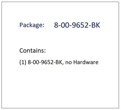 EXPOSED RACK Solid Oland Xbar 48-Blk