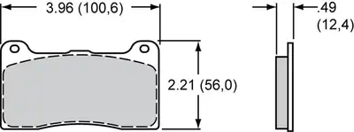 Wilwood Brakes Wilwood CALIPERDP1.381.00 ROTORBLACK