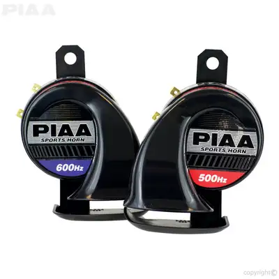 PIAA Sports Horn; High Tone; 500hz + 600hz; 115dB;