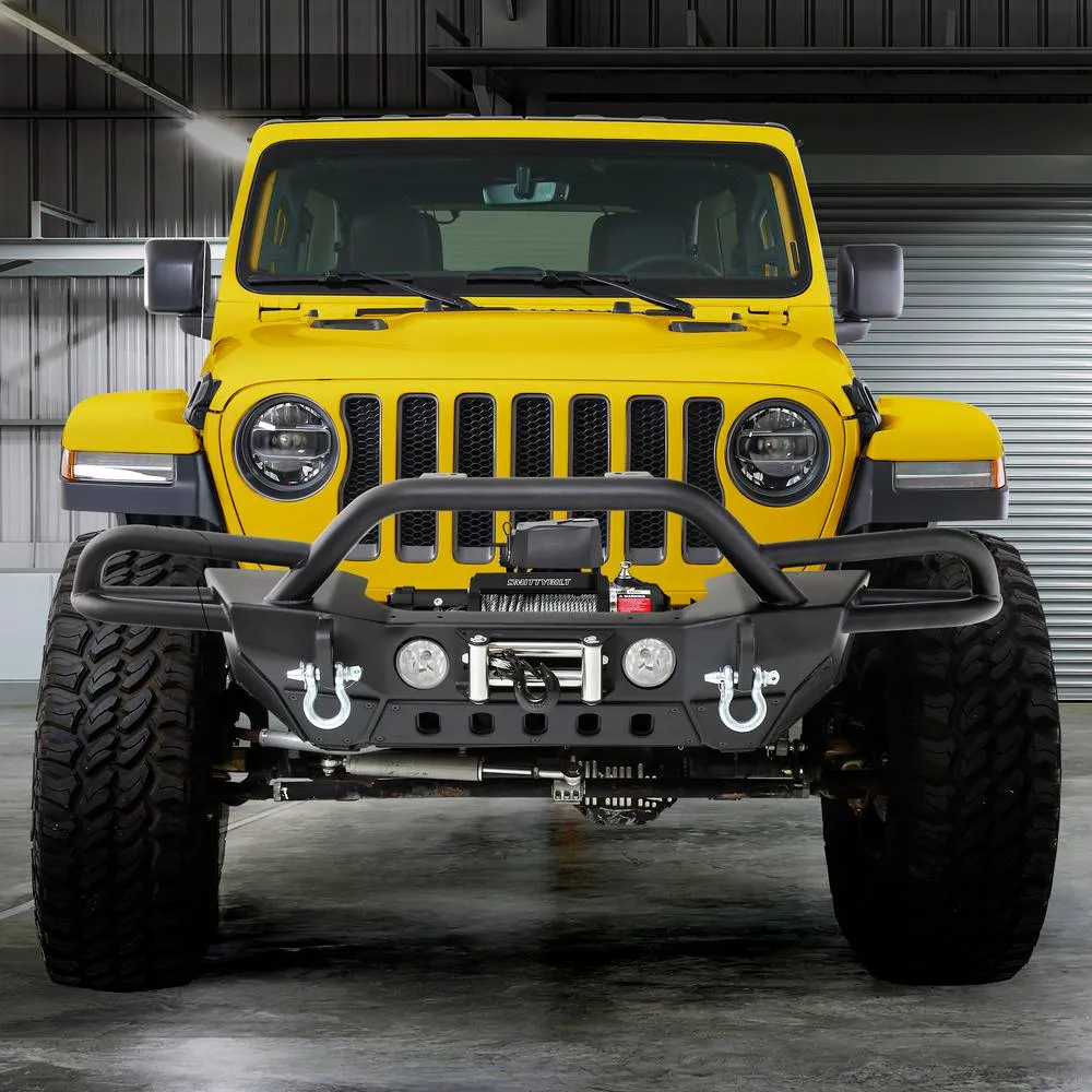 Smittybilt 18c Wrangler Jl; 20c Gladiator Src Gen 2 Front Bumper W/Solid Dring & Jack Point Mount