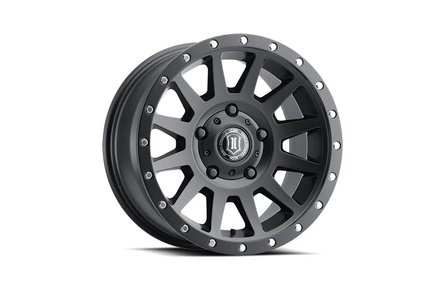 17 X 8.5 Compression 5 X 5in 4.5inbp 6mm Offset Sat Black product image