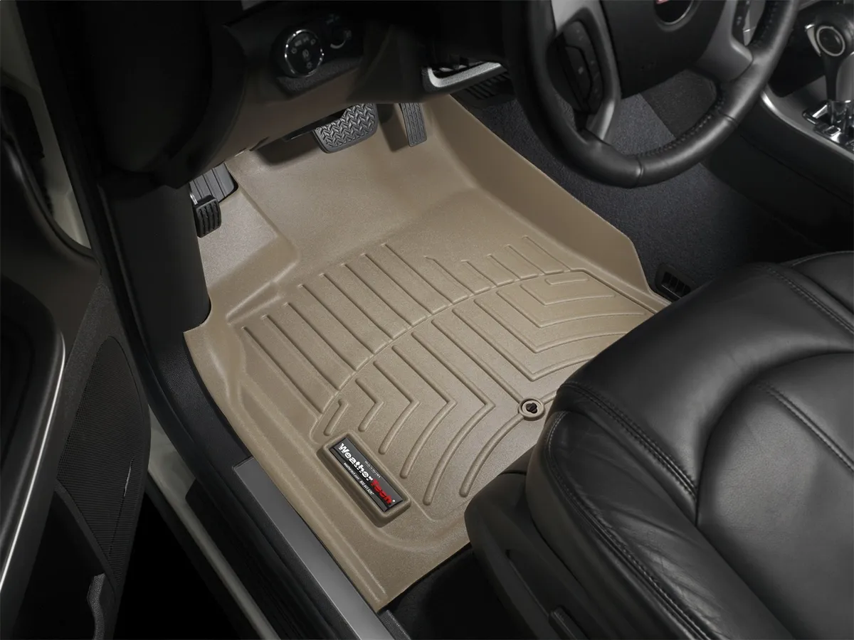 2008 + GMC Acadia Tan Front FloorLiner / 2008 + Buick Enclave Tan Front FloorLiner / 2008 + Chevrolet Traverse Tan Front FloorLiner product image