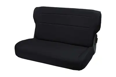 Rugged Ridge Rugged Ridge Fold And Tumble Rear Seat, Black - CJ/YJ