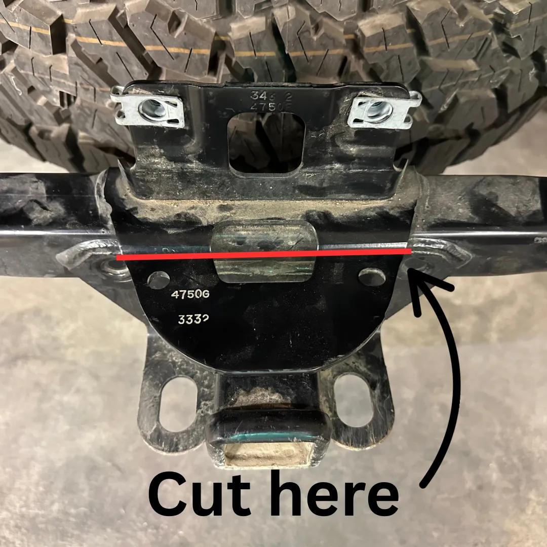 Gauntlet Rear Bumper for 2020+ Jeep Gladiator JT product image