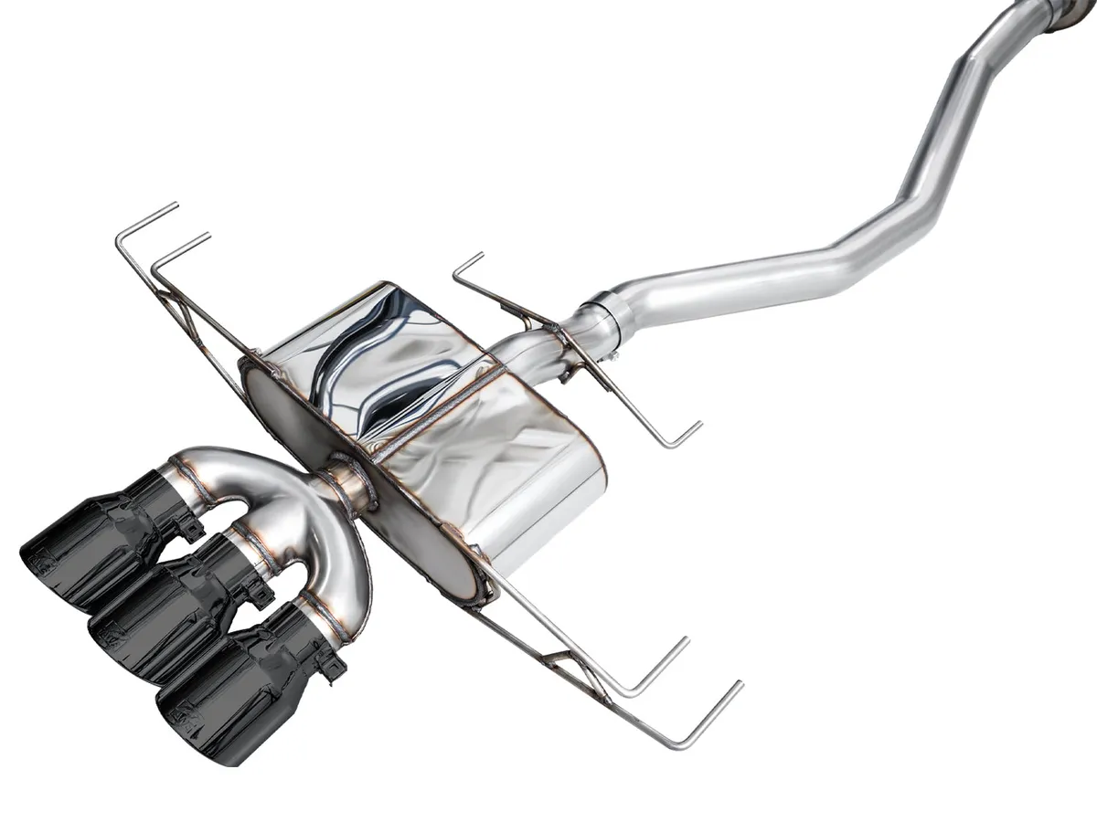 AWE Track Edition Exhaust for DE5 Integra Type-S - Triple Chrome Silver Tips product image