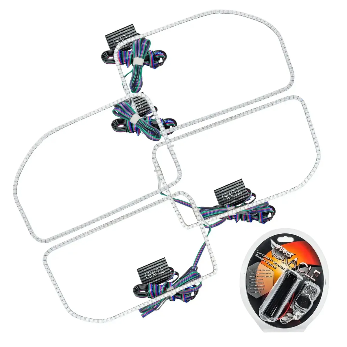 ORACLE Lighting 2011-2016 Ford F-250/F-350 LED Headlight Halo Kit (Square Ring Design) product image