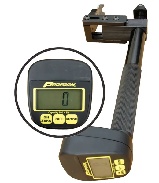 Digital Valve Spring Pressure Tester On-Head Adjustable Base 0-600LB Range 5LB Increments Proform product image