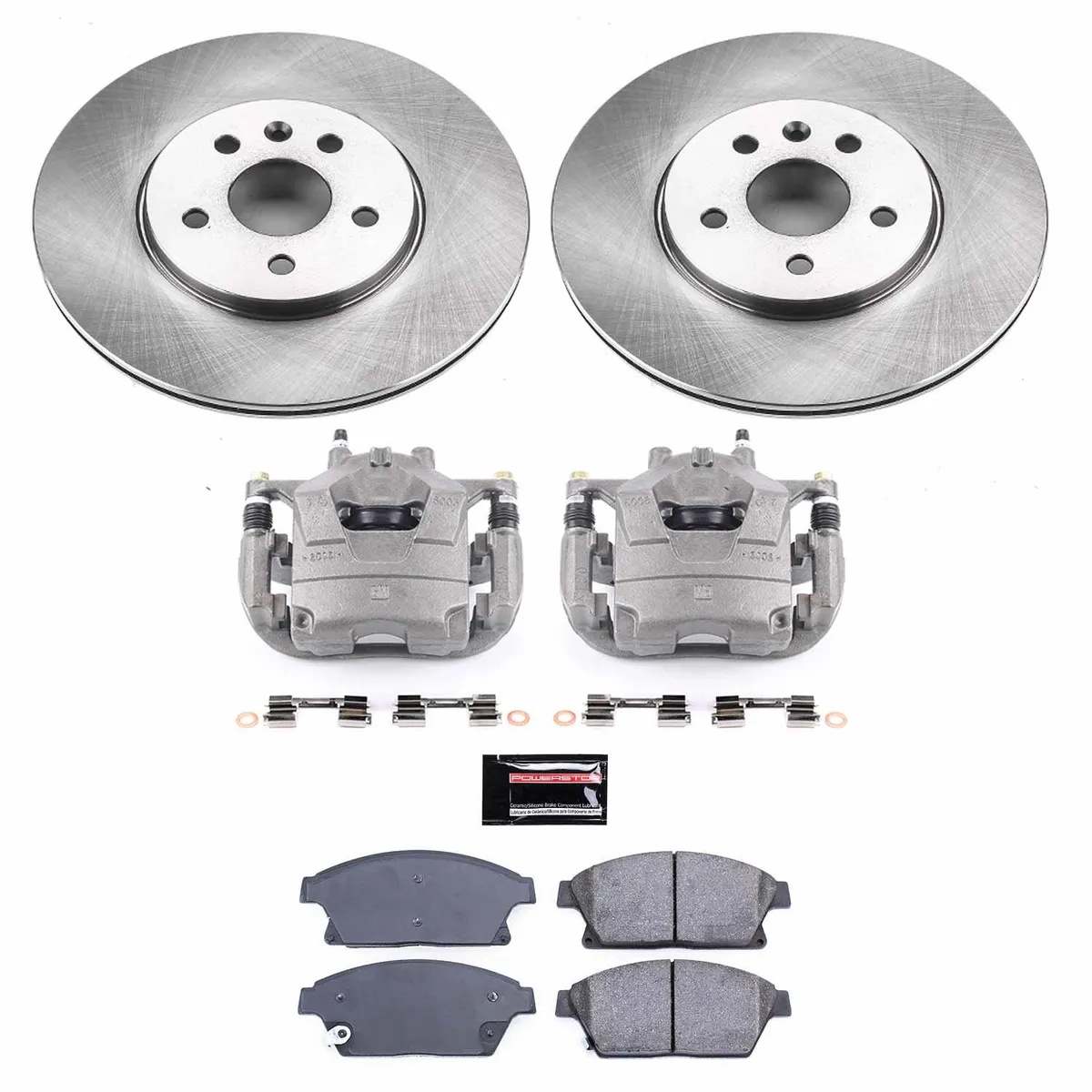 Z17 Direct Replacement Kit: Rotors; Ceramic Pads; Calipers product image