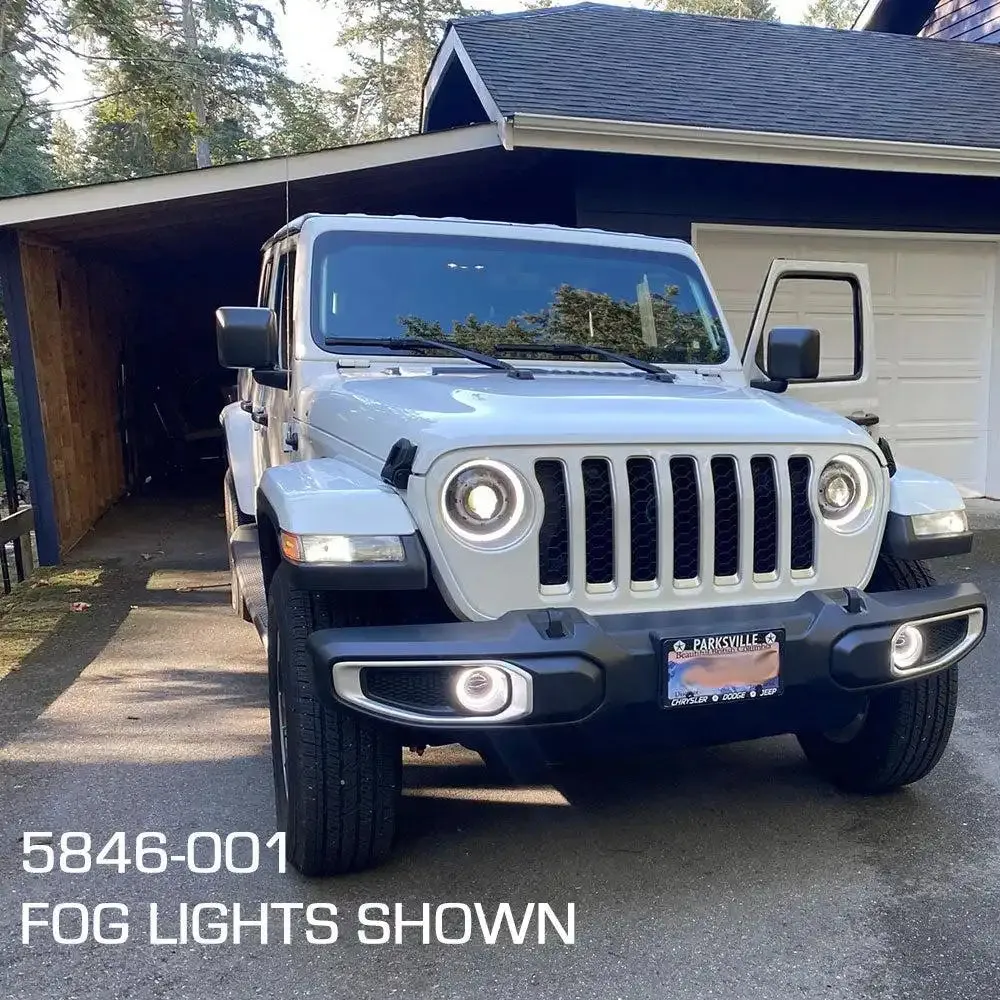 ORACLE Lighting 20W LED Fog Lights for Jeep Wrangler JK/JL & Gladiator JT | High Performance Plug-and-Play product image