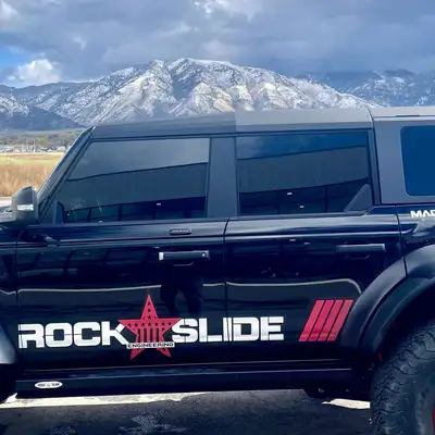 Rock-Slide Engineering 2021-2023 Ford Bronco Roof Trim Pieces Front Door Rock Slide Engineering