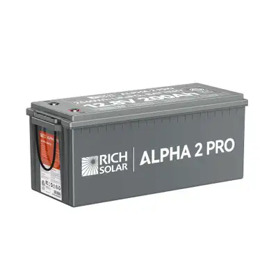 RICH SOLAR Alpha 2 Pro - 12v 200ah Battery