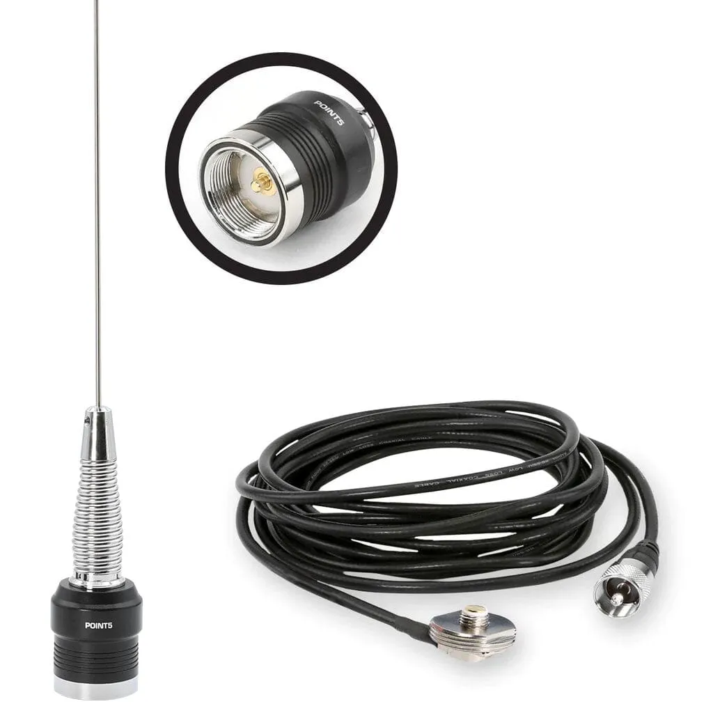 Uhf Antenna Kit With 1/2 Wave no Ground Plane (Ngp) Antenna & Nmo Mount product image